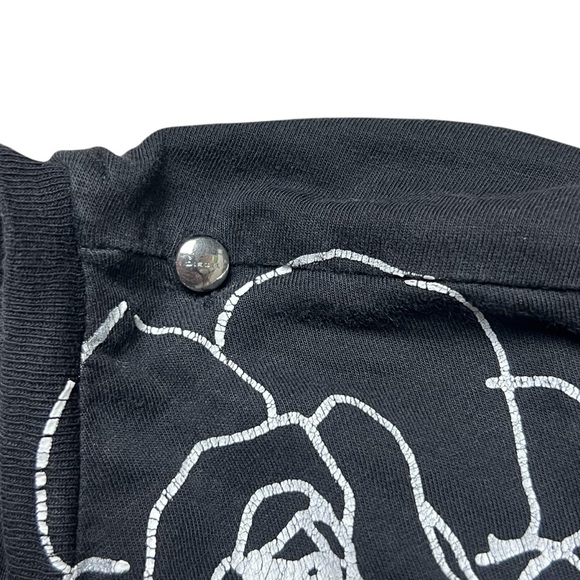 Diesel Vintage 2000s Minimalist Rose Print Tee - Picture 4 of 7